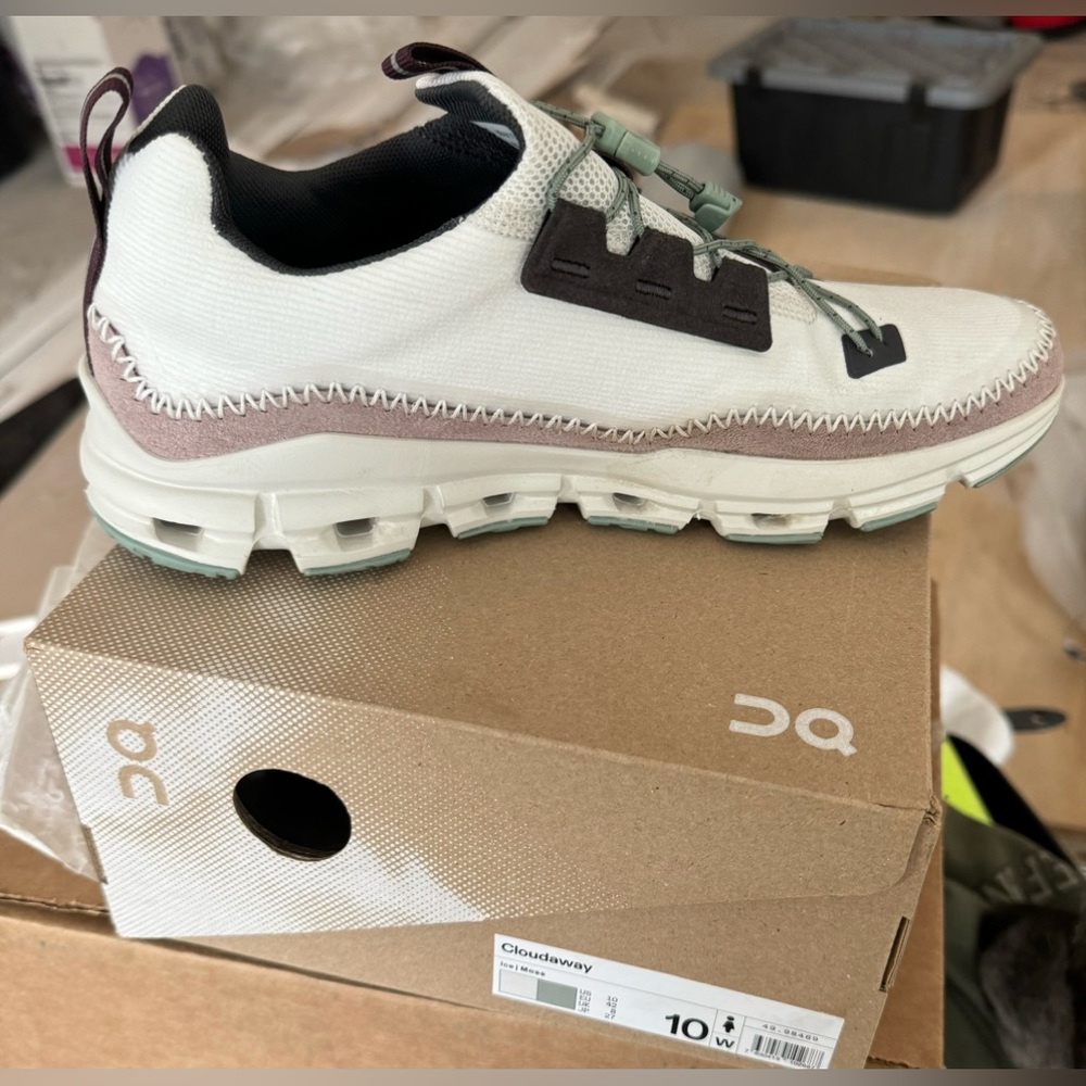 On cloud shoes